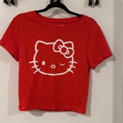 Red Hello Kitty Large Shirt Junior Size