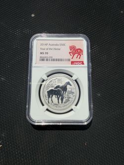2014p ngc ms70 year of the horse