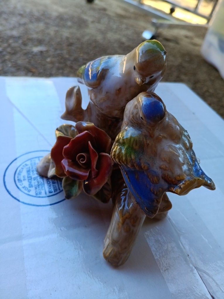 Glass Bird Figurine