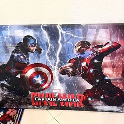 Marvel Captain America Civil War Wall Art