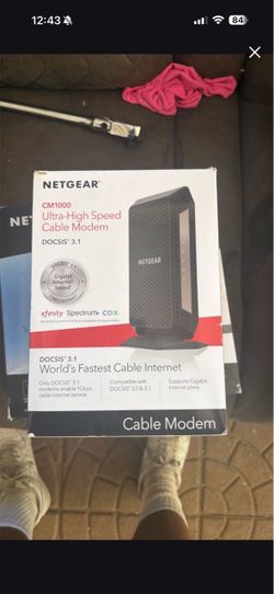 NETGEAR CM1000 Ultra High-Speed Cable Modem Docsis 3.1 OPEN BOX