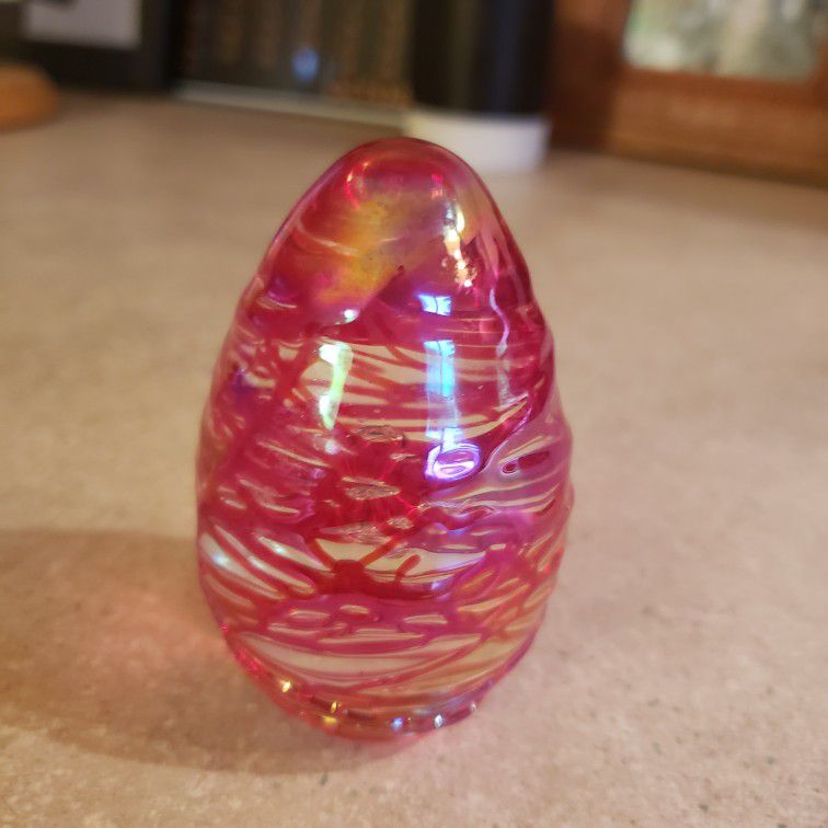 Hand Blown Glass Egg