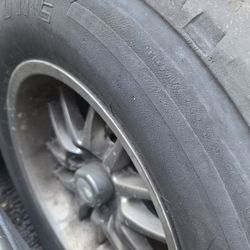 6 lug 17 inch rims and tires