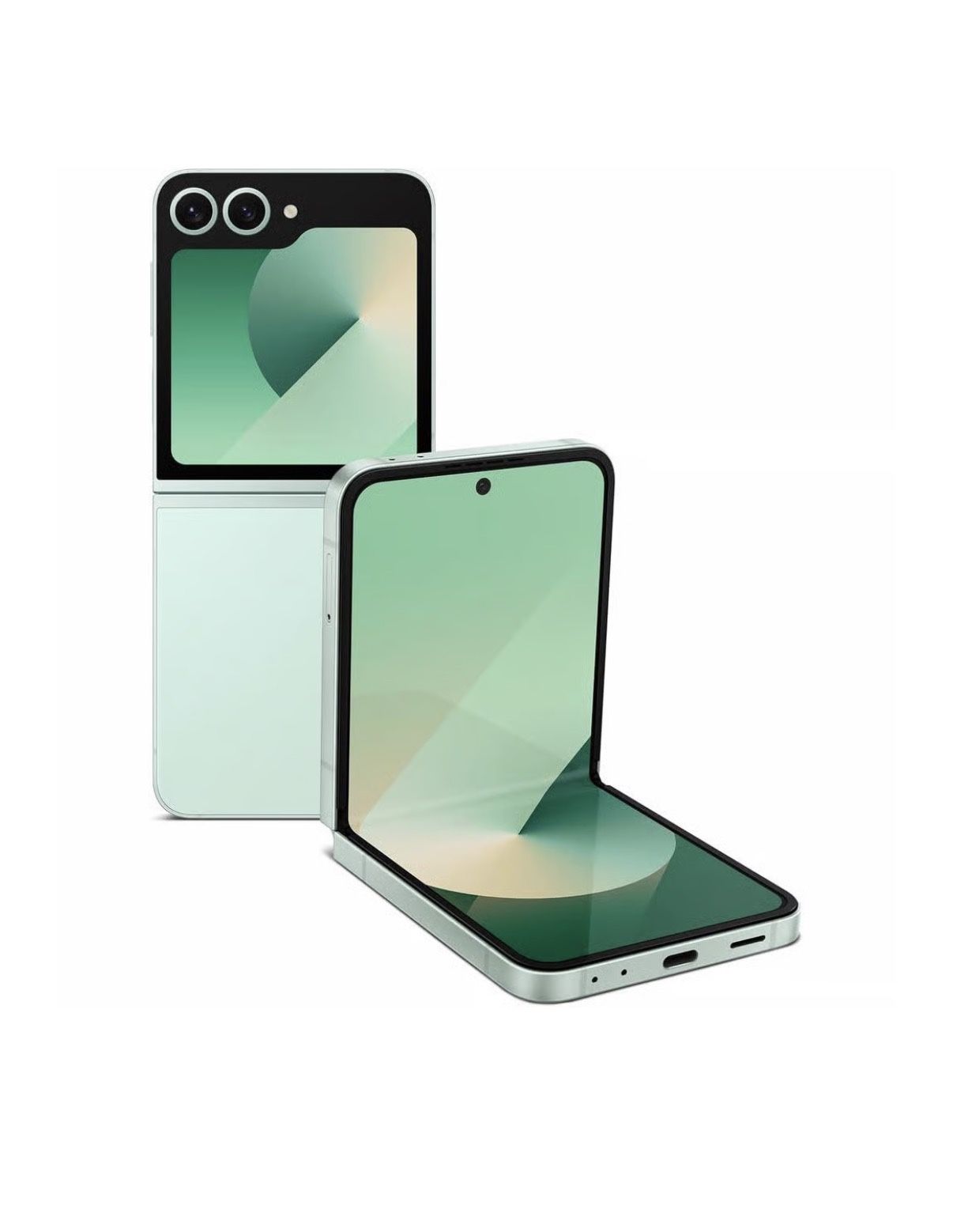 Samsung Galaxy Z Flip 6 512gb Unlocked Mint Green Folder phone with free cases used like new