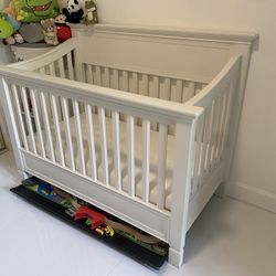 Larkin 4-in-1 crib WHITE