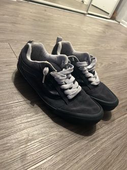 Vans knu schools navy blue size 12