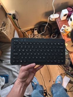 Compact Wireless Bluetooth Keyboard Black