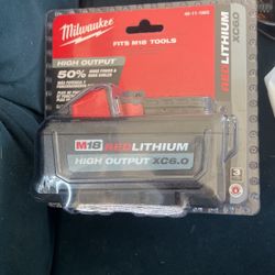 Milwaukee Lithium Battery M18 High Output XC6.0
