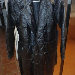Long Leather Jacket 