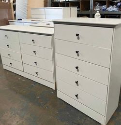 Set five and eight drawers dresser