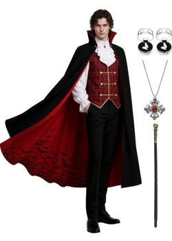 Elegant vampire costume men