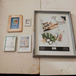 New 16x20 Green Tree Gallery Shadow Box & Assorted Photo Frames