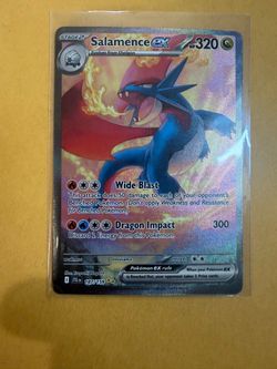 Salamence ex Pokémon Card 187/159 Holo