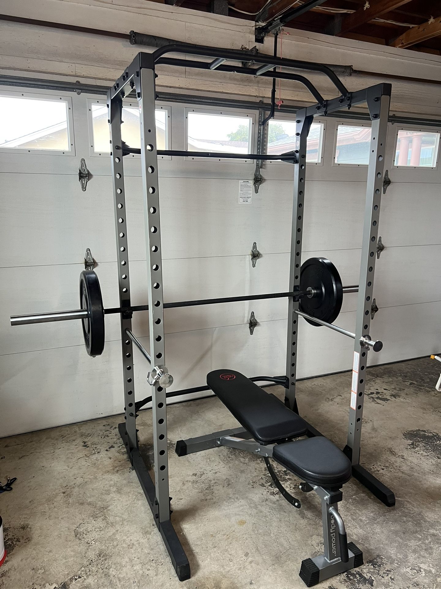 Exercise Cage - Squats, Bench Press, Pull-ups, and More