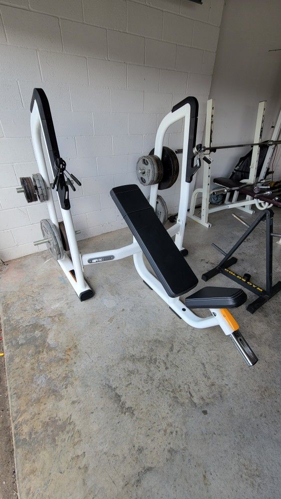 Weights,Bench Press, Bike