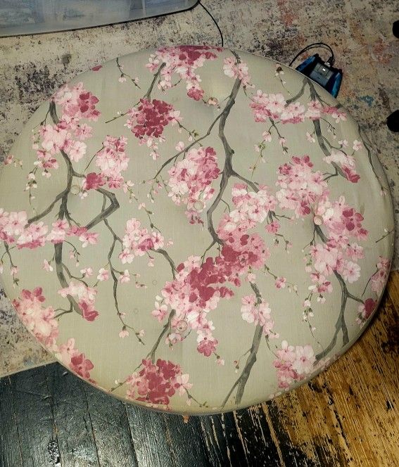 Cherry Blossom Ottoman