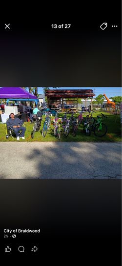Different size bicycles