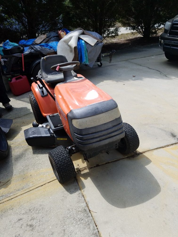 Husqvarna 42 inch cut and Ace Hardware riding lawn mower