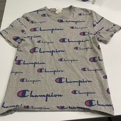 champion gray tee
