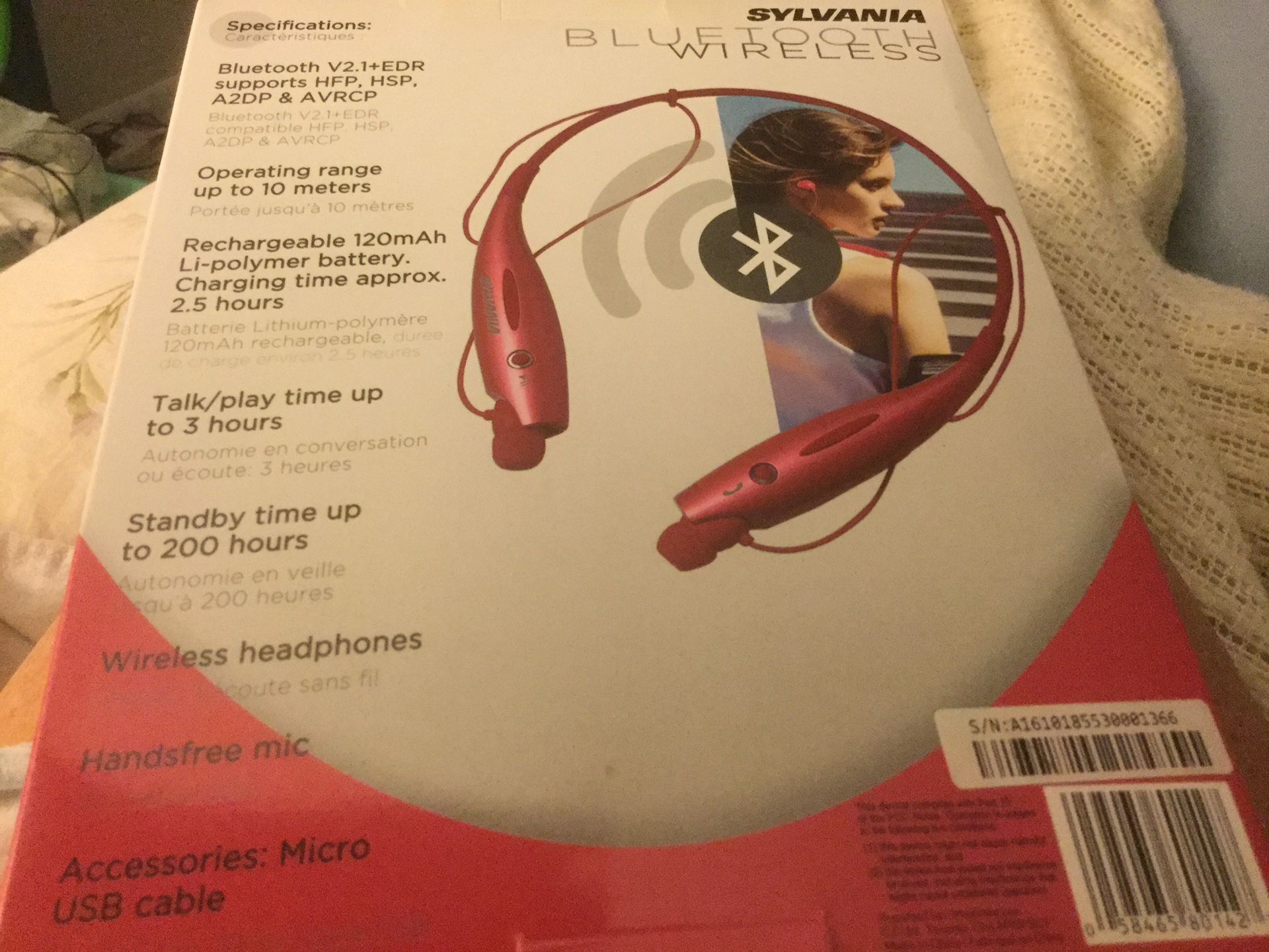 Sylvania Bluetooth wireless headphones