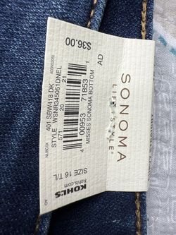 Women Jeans Size 16T $15 & 16R-18R $5