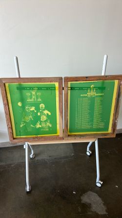 Screen Printing Frames - Lot of 2 (230 High-Detail Mesh)