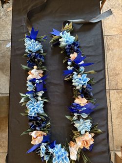 Graduation Ribbon Leis  Satin ribbon