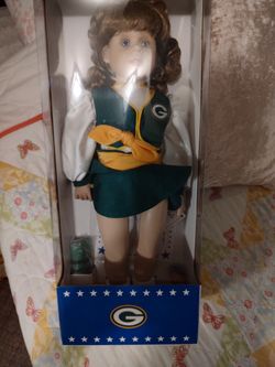 Green Bay Packer Doll