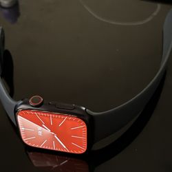 Apple Watch Series 9 GPS + Cellular 45mm Aluminum Case With Midnight Sport Band