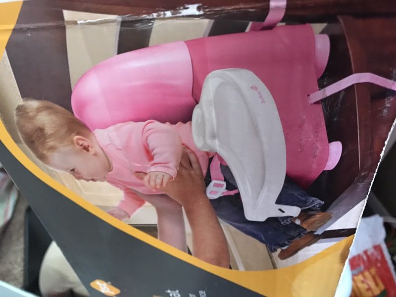 Brand new in box Never used Pink portable Baby chair