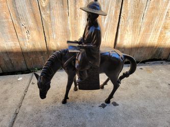 Vintage Chine Or Korean  Estatua