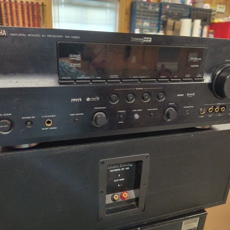 Yamaha RX-V663 Natural Sound AV Receiver-Used for Sale in Suffolk