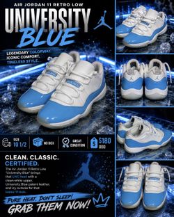 Air Jordan 11 Retro Low “University Blue”