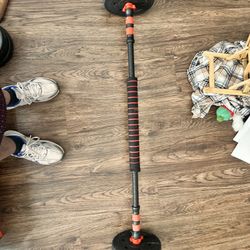 Weight Lifting Bar And Weights