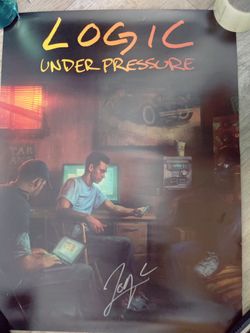 Logic Under Pressure Autograph Signed Poster 18x24" Art RARE