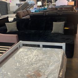 Black Sectional 