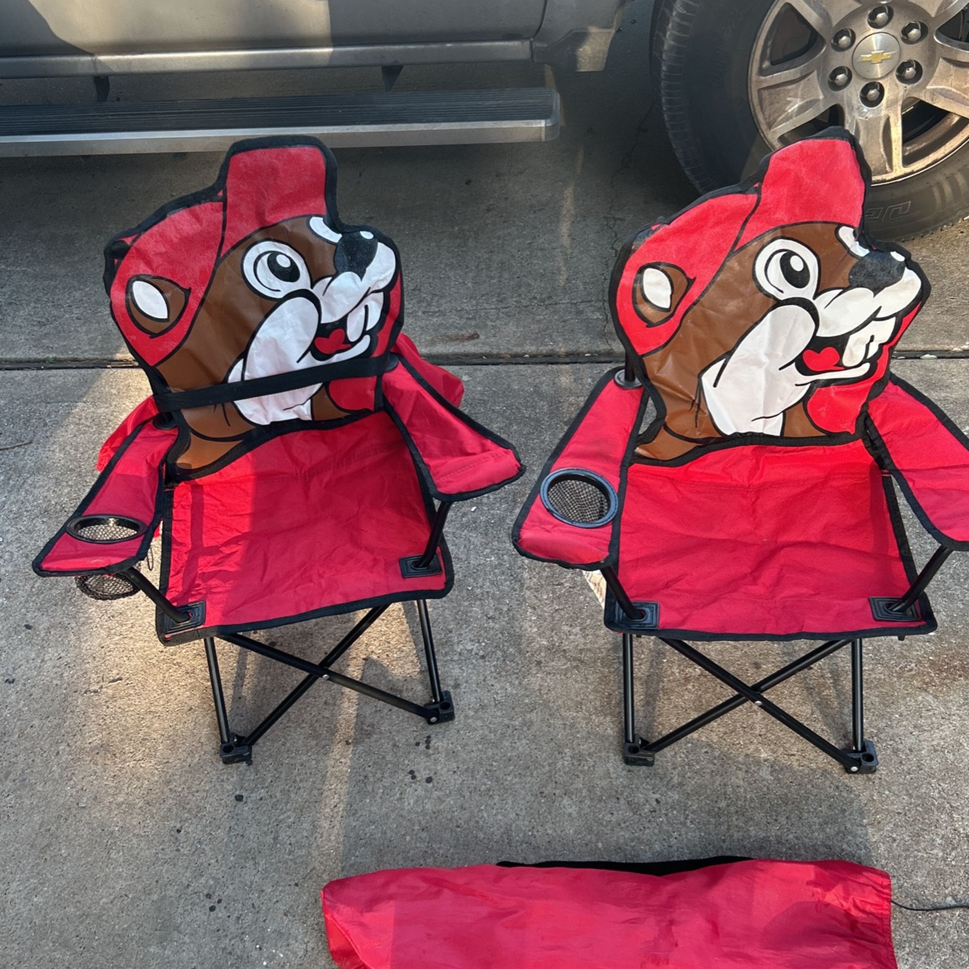 Buc-ees Kids Folding Chairs