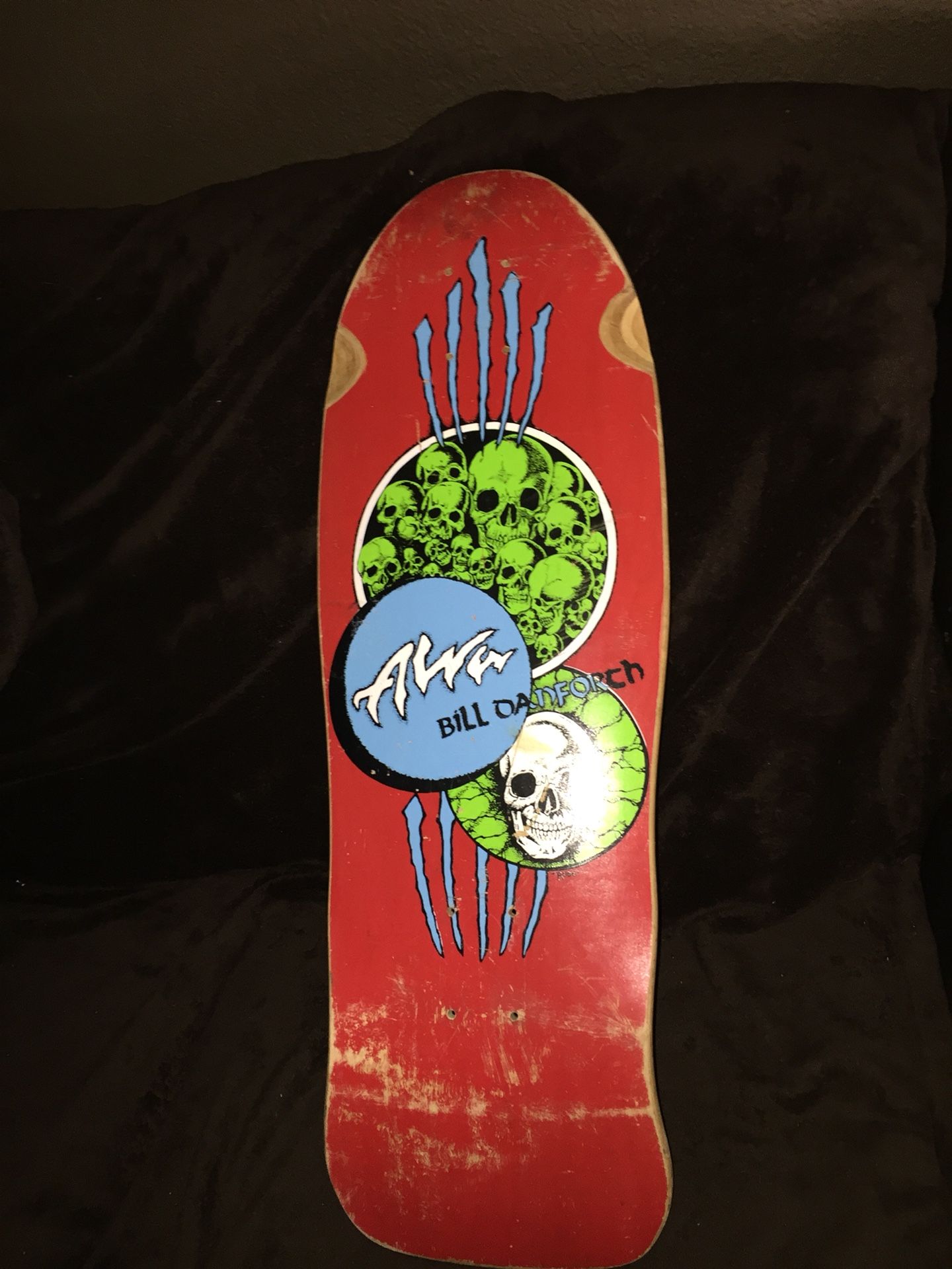 Rare Alva Bill Danforth Skateboard Deck Nice shape. Light wear. $160 Fremont pickup