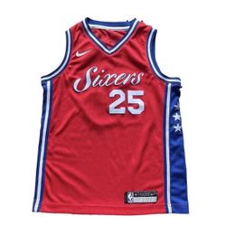 NBA Officially Licensed Jersey Philadelphia 76ers Sixers 25 Simmons Red Sz 52 XL