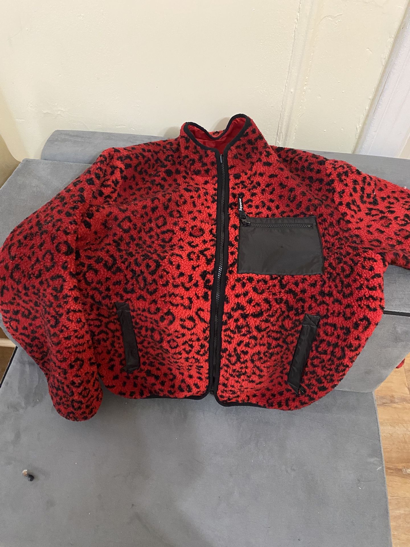 Supreme Leaped Print Reversible Jacket