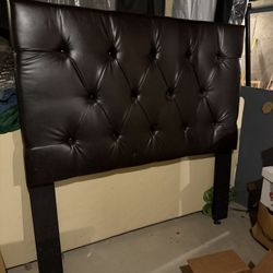 Queen Size Head Board With Metal Frame.