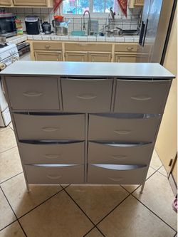 White dresser