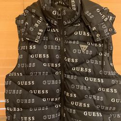 Mens Guess Jacket Vest! Very Warm And Lightweight Too!!