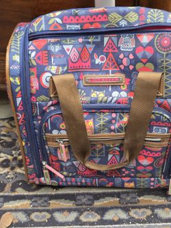 Lilly Bloom Rolling Luggage Small Bag