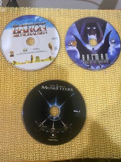 Baron Manchausen, Batman, Three Musketeers DVD VCD