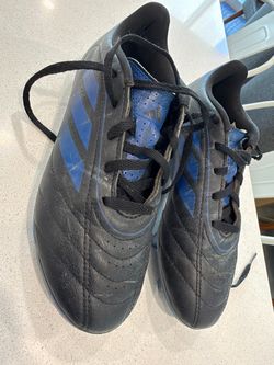 Adidas Soccer Cleats Black and Blue - Size 3