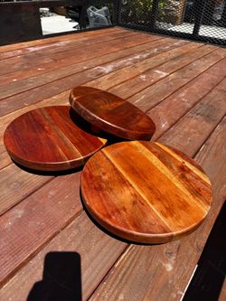 Wood serving boards