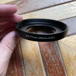 Iron Glass 49-77mm (80 O.D.) Front Cine Ring