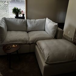Albany Park Kova Sofa + Ottoman – Like New! $900 (Burien)