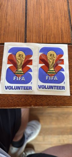 Official FIFA World Cup 2026 Volunteer Sew-On Patch Set (2) – New